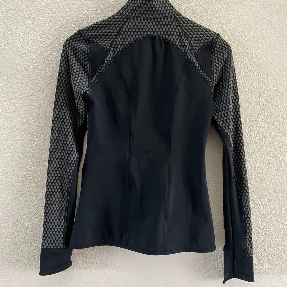 ASICS Fitsana Zip Jacket 125883 XS Extra Small EUC $90 Gym Running